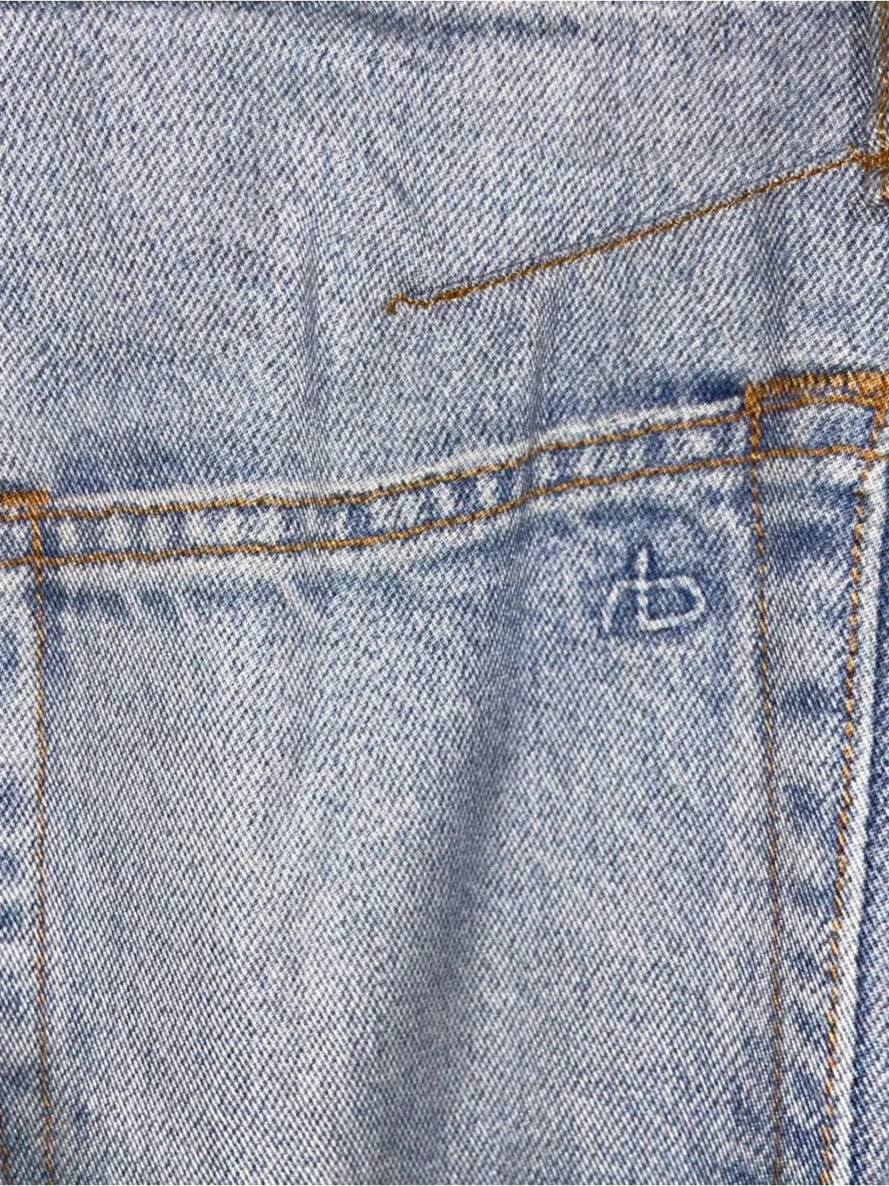 Rag & Bone Skirt Womens Sz 27 Tulip Liquid Miramar Denim Midi Tencel Chambray